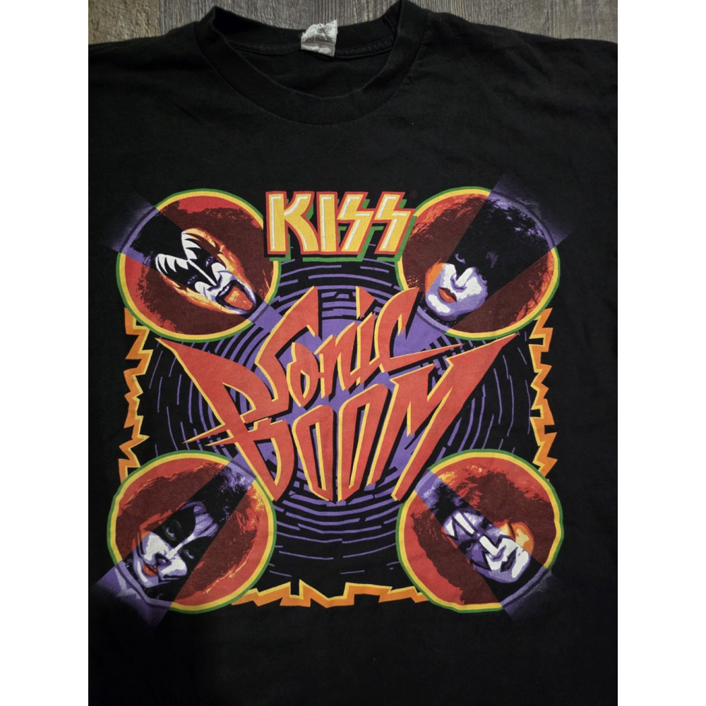 Kiss Sonic Boom Men's Xl Reprint Band Shirt